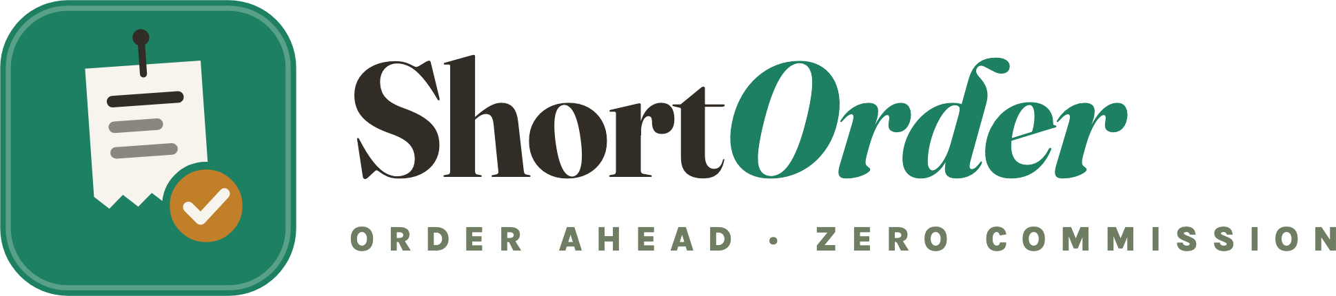 ShortOrder — order ahead, zero commission